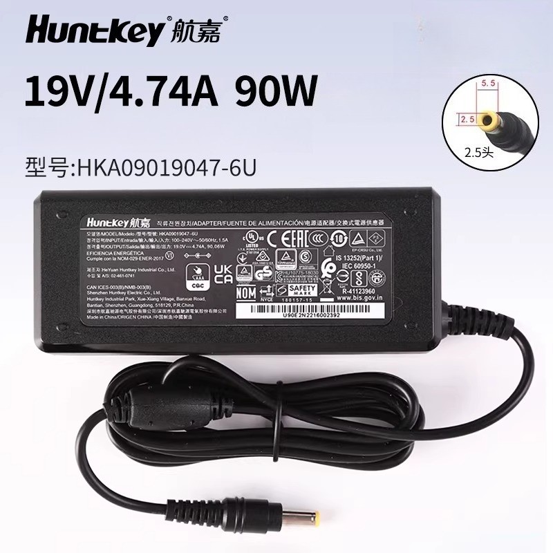 Huntkey Power Adapter Charger 19V4.74A 6.3A 7.9A 9.47A Original Computer Monitor