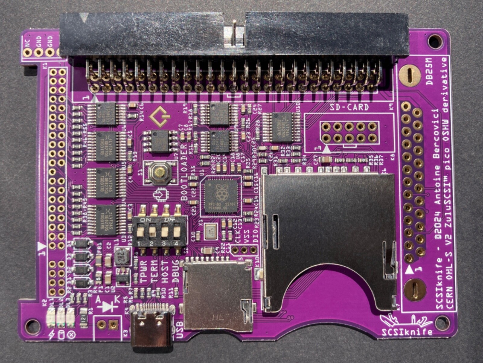 SCSIknife desktop - ZuluSCSI™ & BlueSCSI compatible SCSI hard drive Emulator