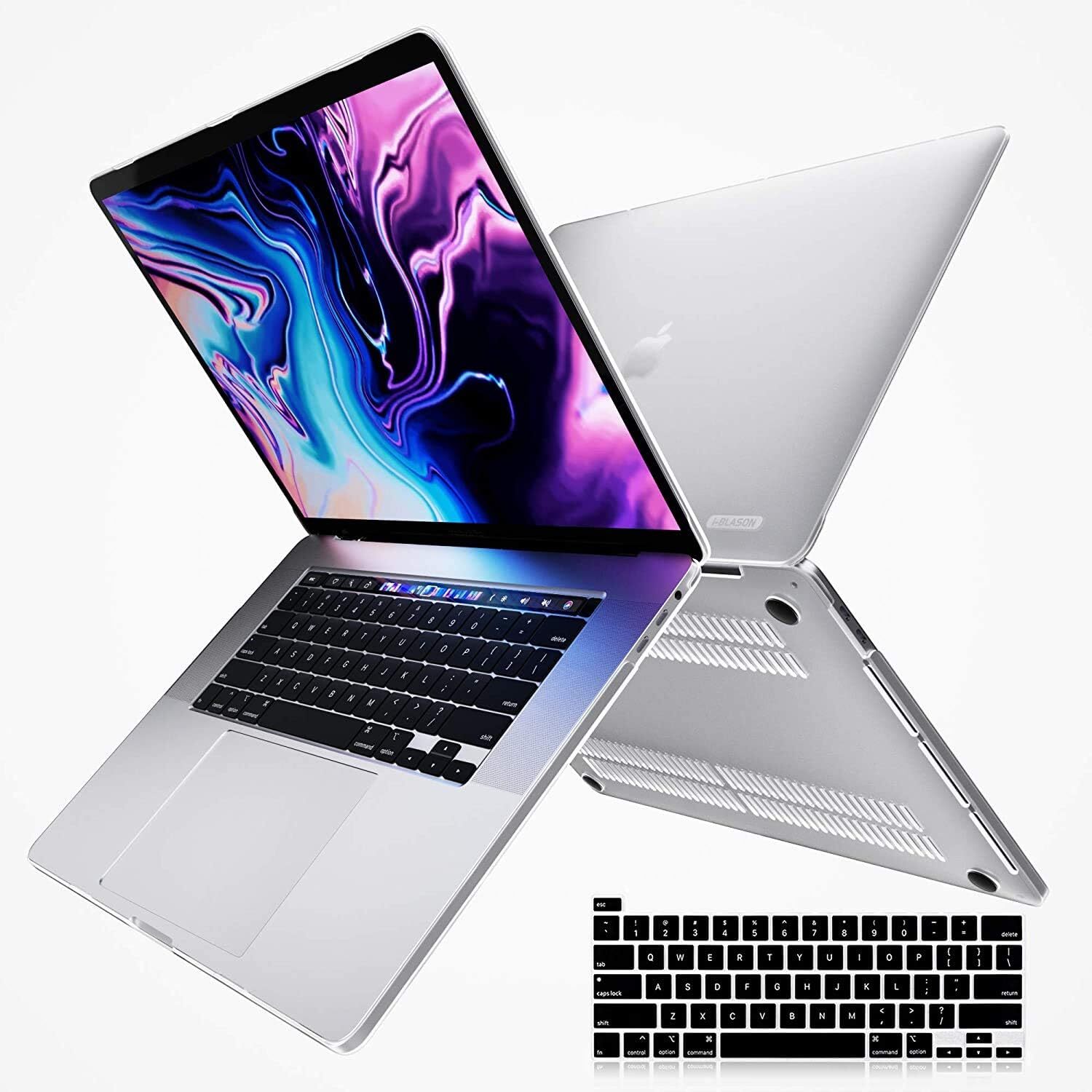 i-Blason Halo for Apple MacBook Pro 16" A2141 Laptop Case Slim Shell Clear Cover