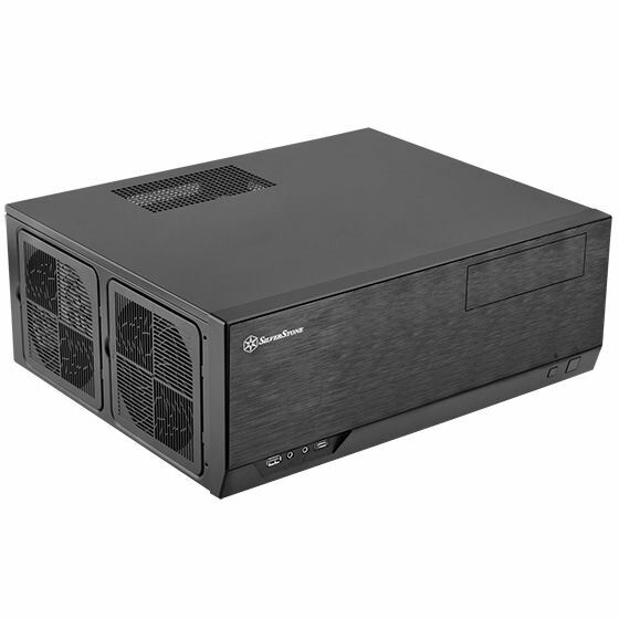 Silverstone SST-GD09B-C (Black, Type-C port) Grandia Series 358mm Deep HTPC Case