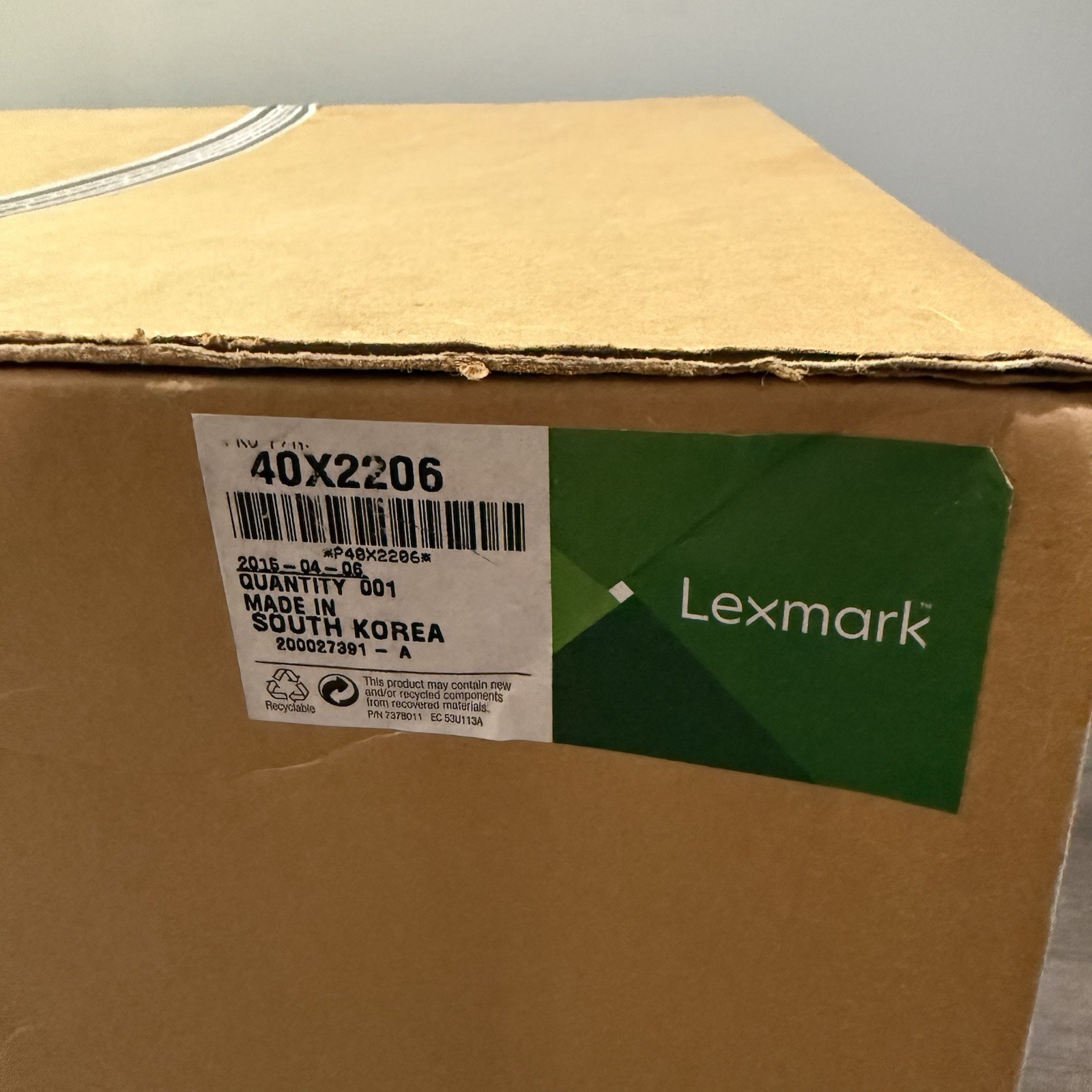 Lexmark 40X2206 Flatbed Scanner Unit for Lexmark X850E X852E X854E X860DE NEW