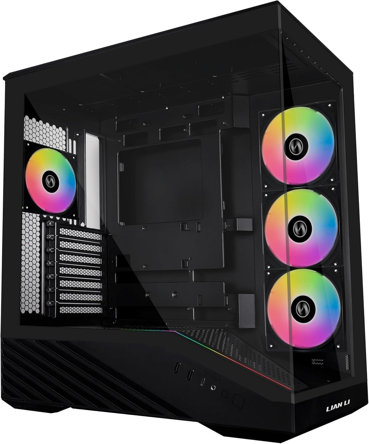 V100-ATX Mid-Tower PC Case-Black-V100RX