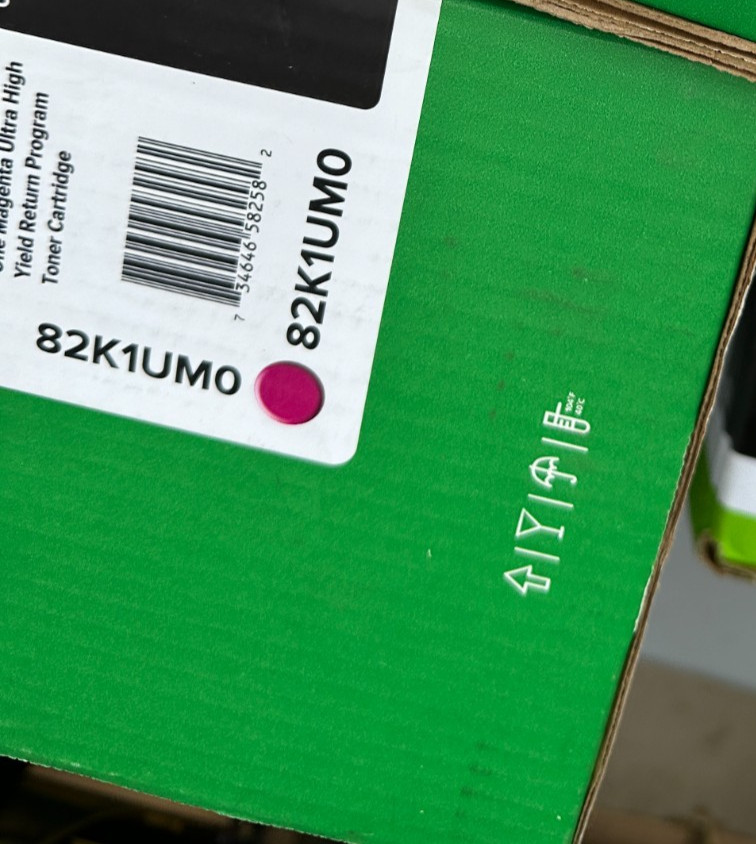Lexmark 82K1UM0 (CX860DE) Ultra High Magenta Cartridge Genuine OEM