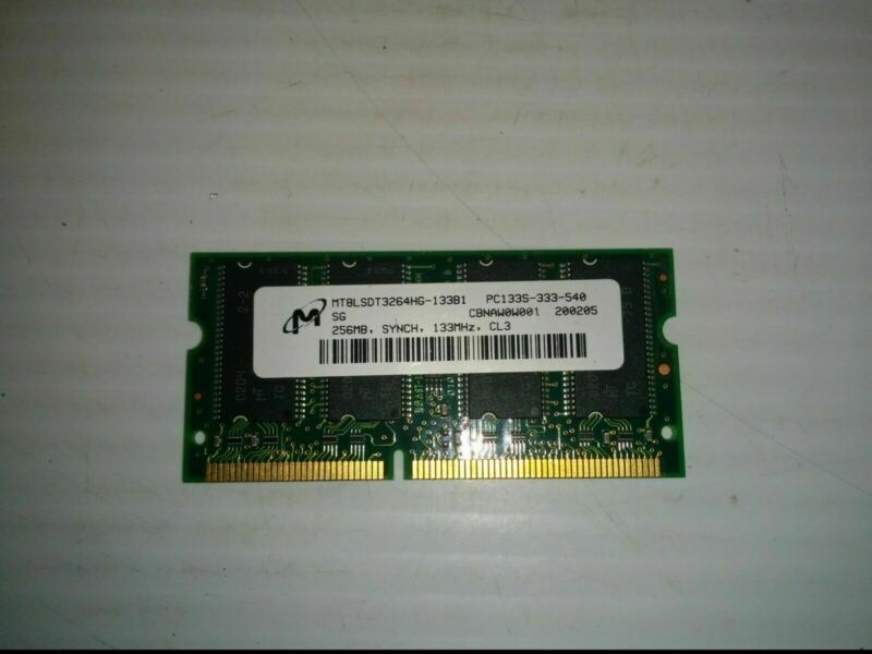 MICRON MT8LSDT3264HG-133B1 MEMORY MODULE, 256MB, 133MHz