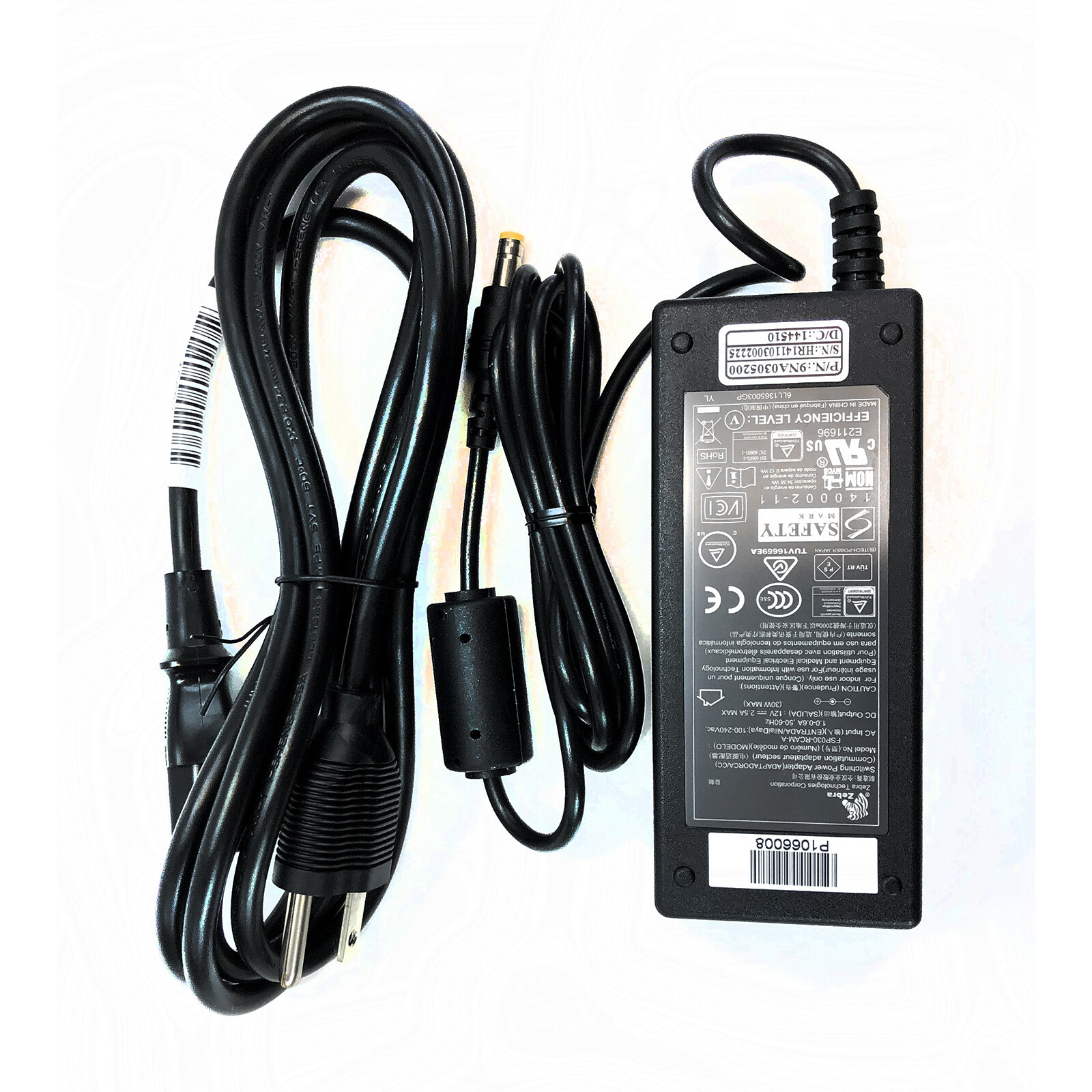 Authentic Zebra ZQ610 ZQ620 ZQ630 Label Printer Charger Power Adapter