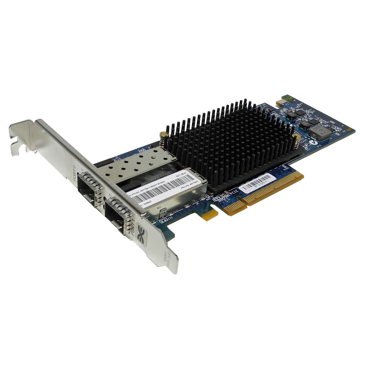 EMULEX IBM OCE11102 Dual Port 10GbE FC SFP+ PCIe x8 Virtual Adapter FRU 49Y7942