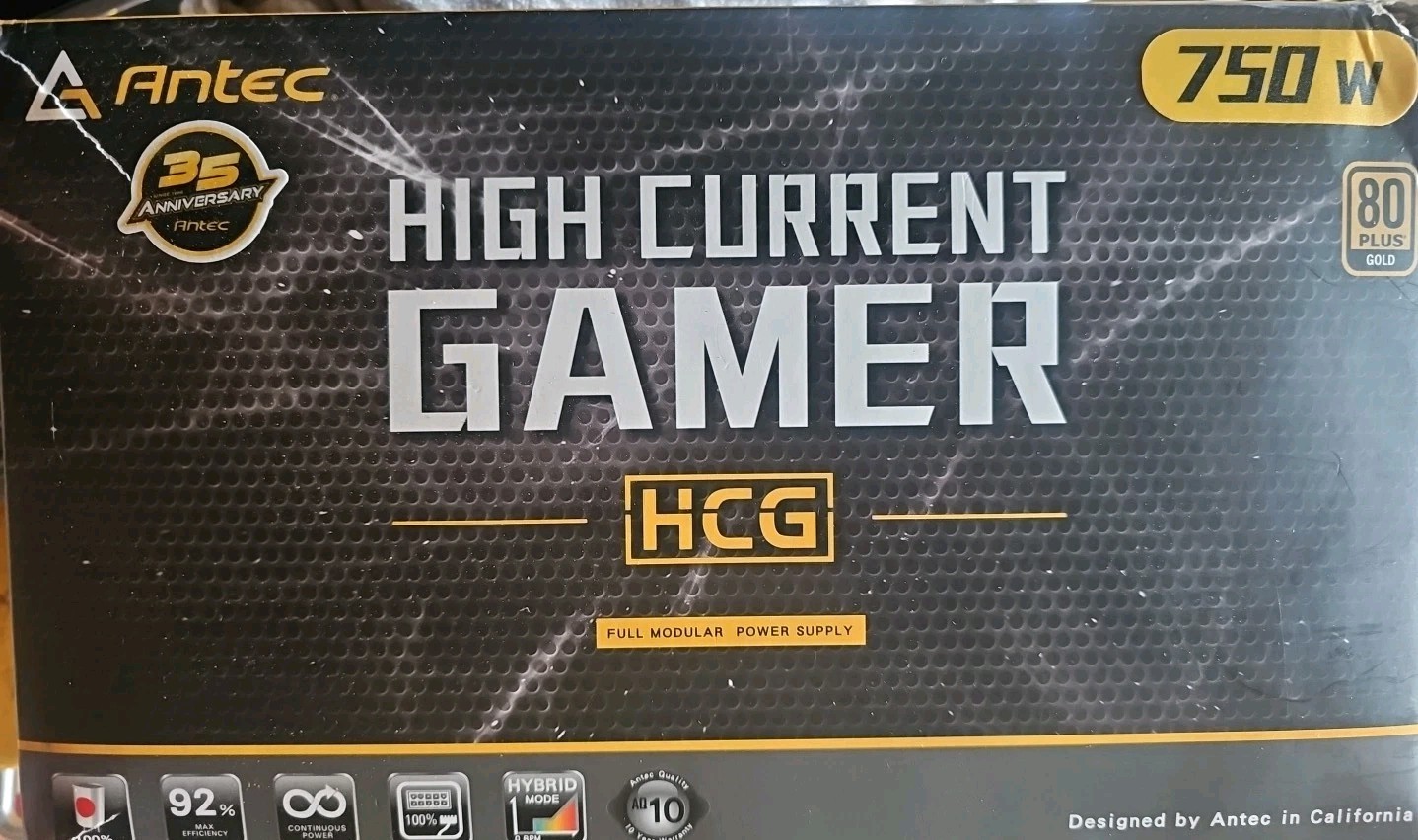 Antec High Current Gamer 750W 80+Gold Fully Modular PSU