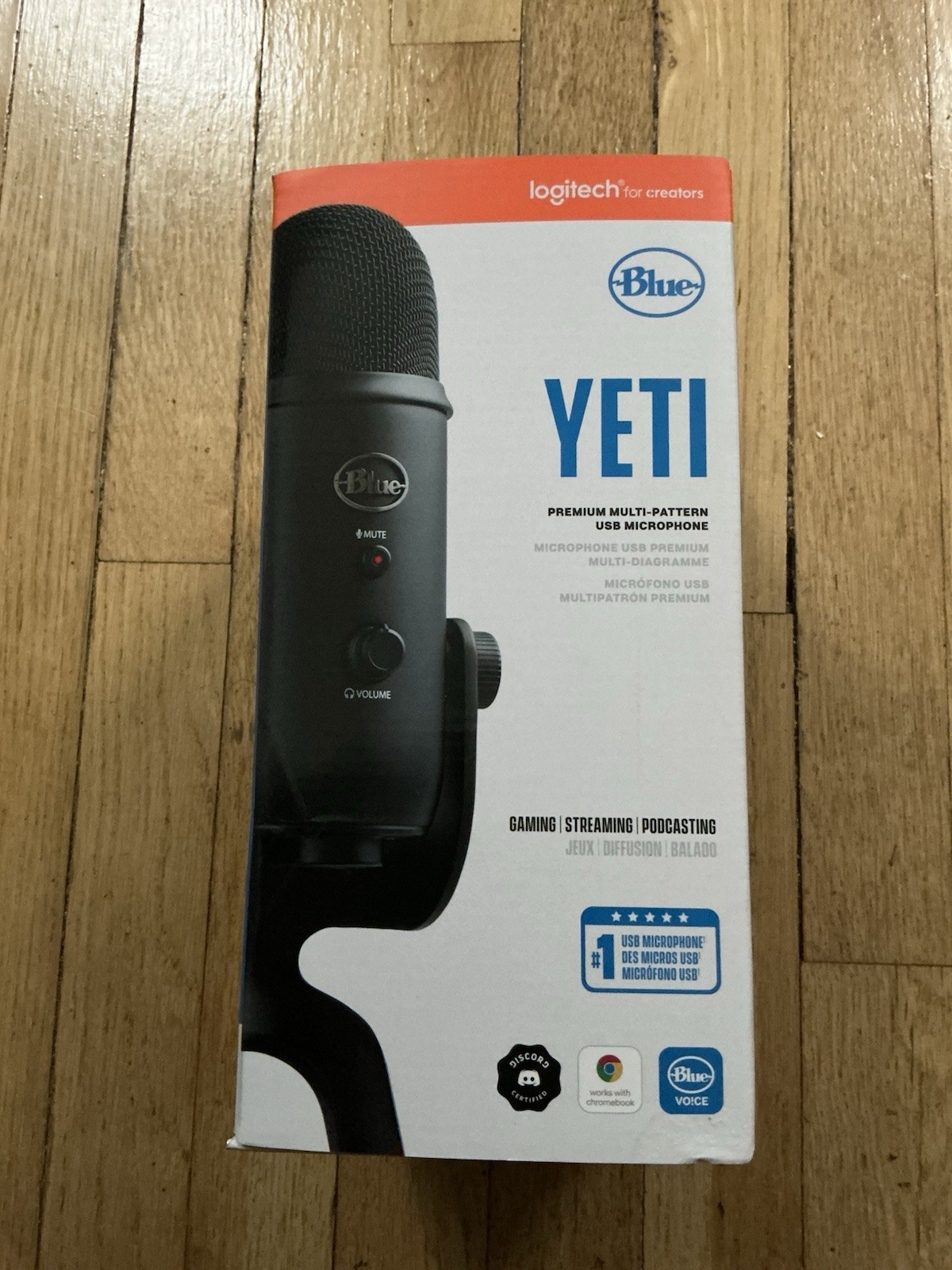 Logitech for Creators Blue Yeti Premium USB Black Microphone