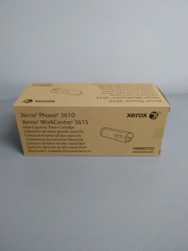 Xerox 106R02722 Black High Yield Toner Cartridge, Phaser 3610