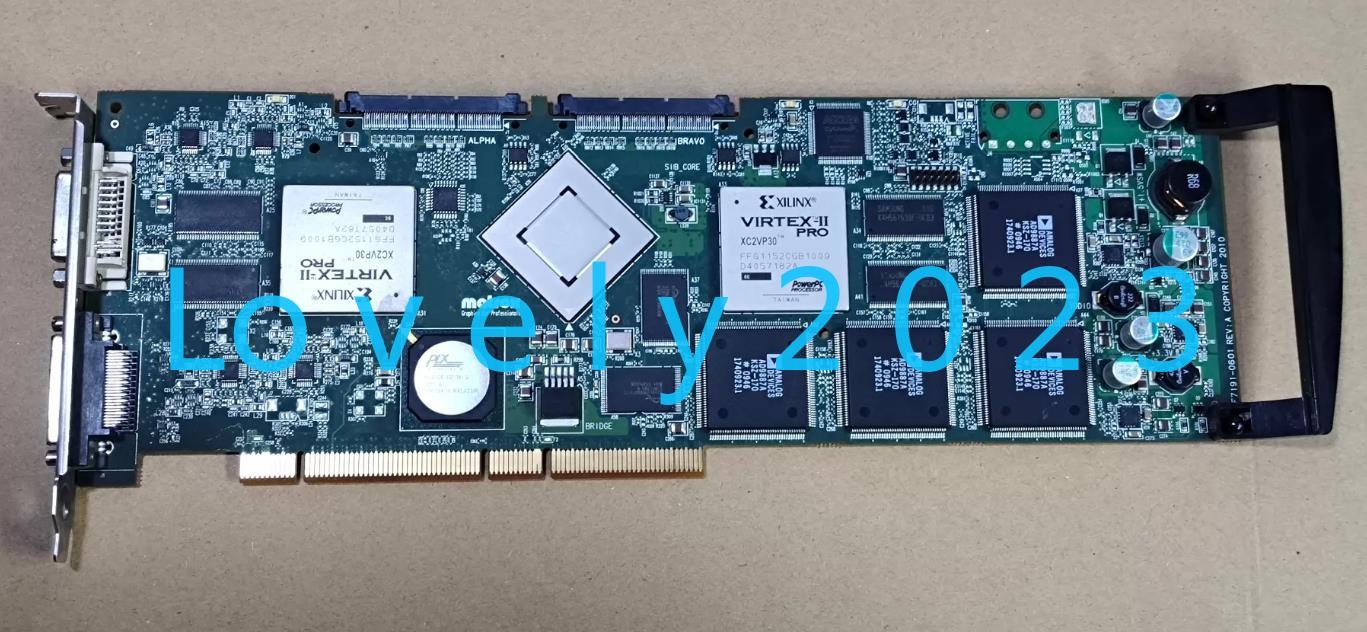 1pc used matrox F7191-0601 REV A copyright 2010 pci-x