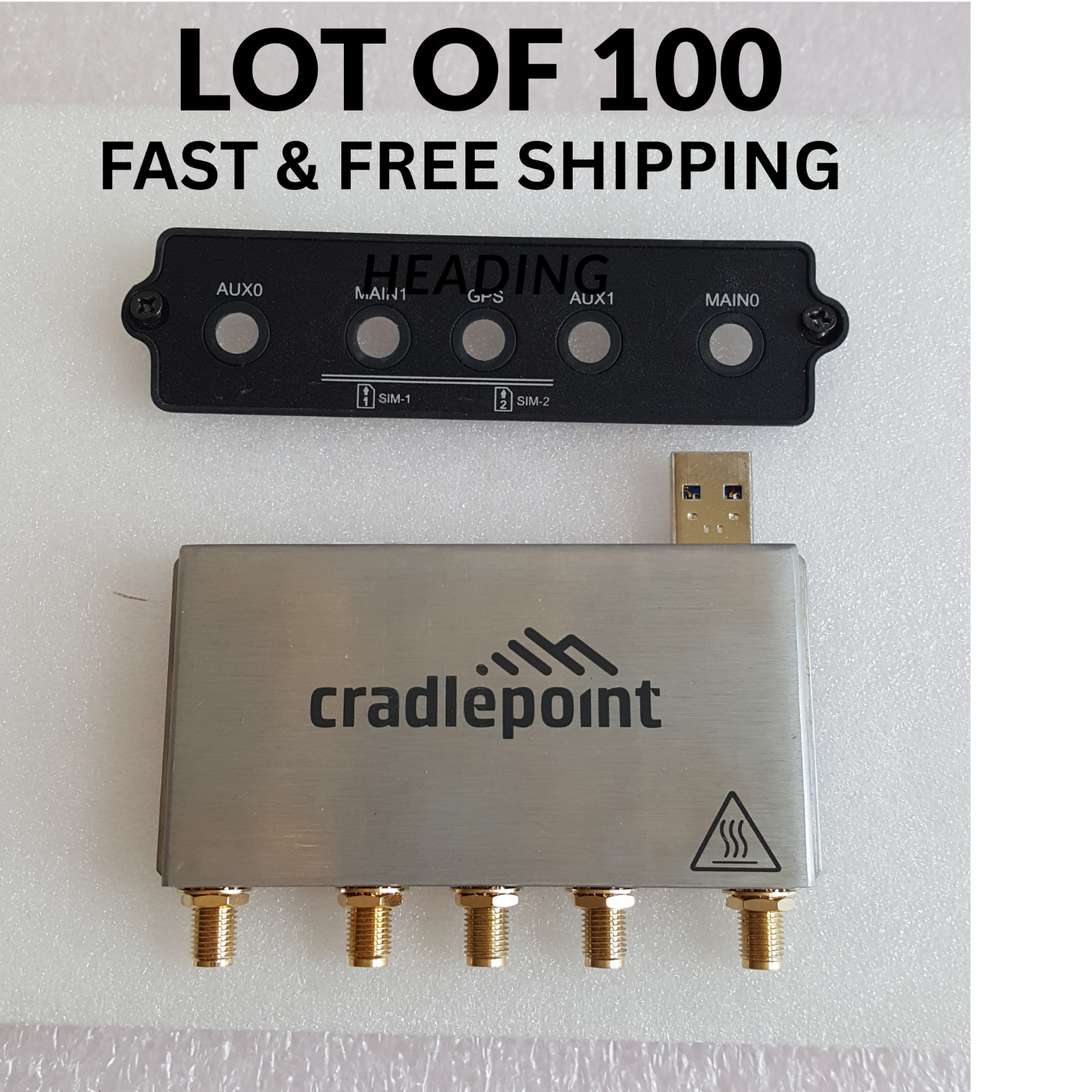 Cradlepoint MC400-1200M-B  Cellular Modem Dual Sim Module 4G LTE LOT OF 100