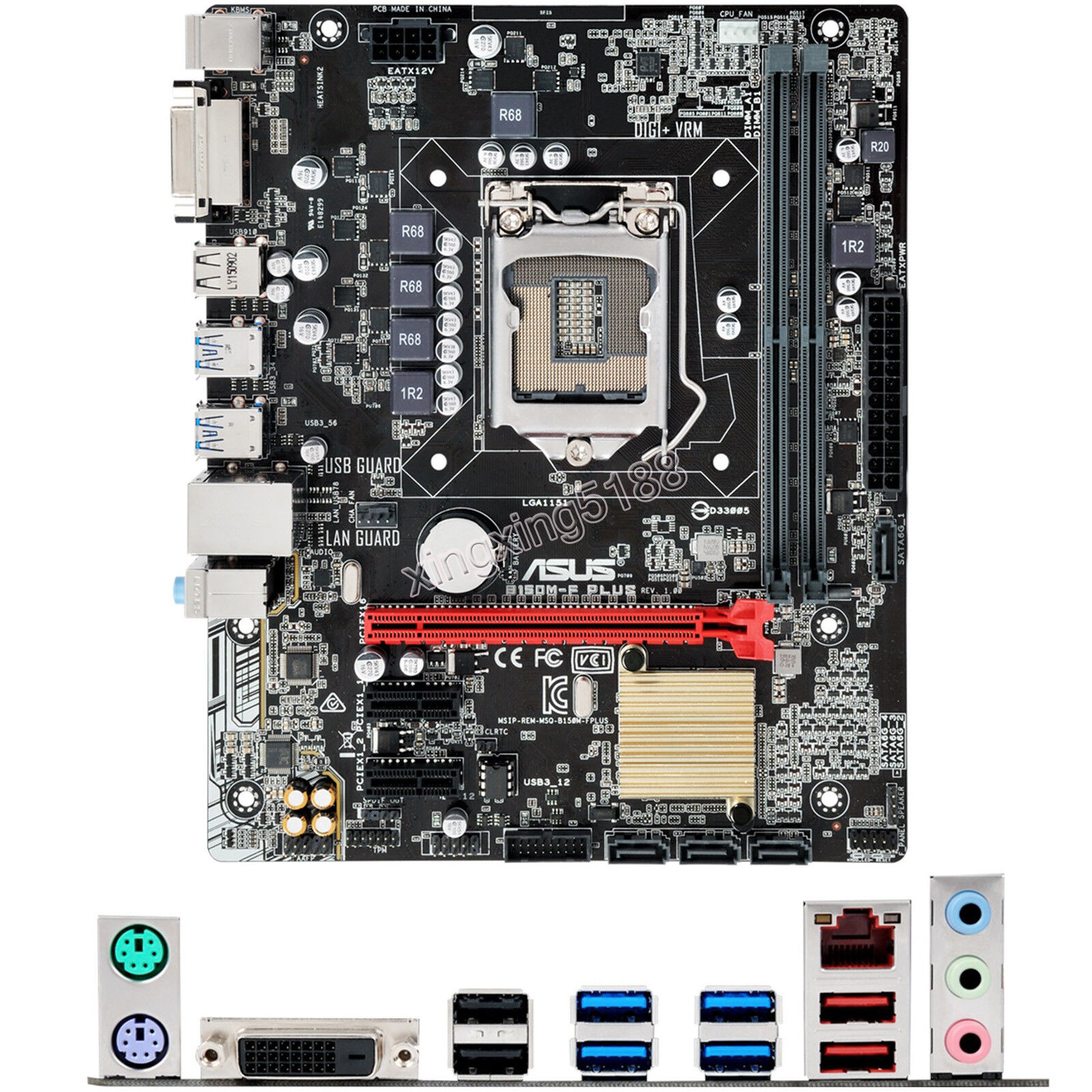 For ASUS B150M-F PLUS Intel Socket LGA 1151 Micro ATX Motherboard DDR4 Mainboard