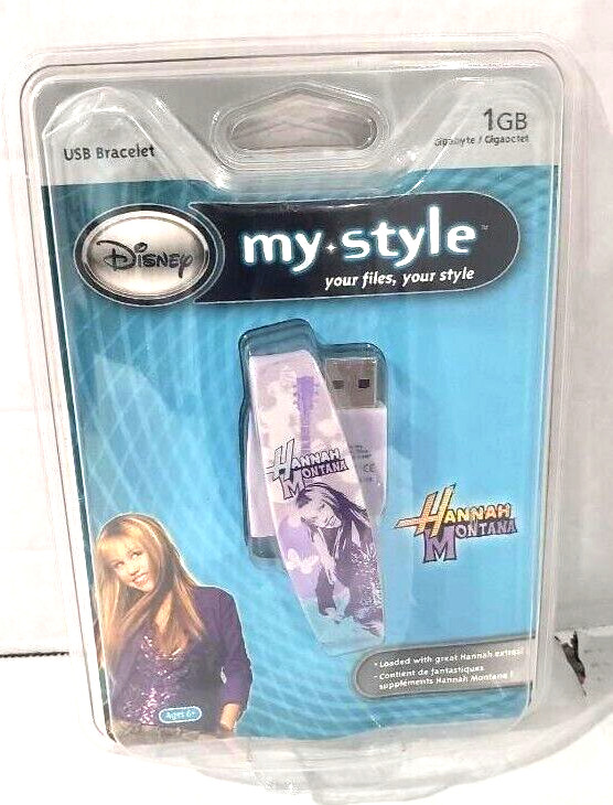 2007 Miley Cyrus as DISNEY’S HANNAH MONTANA BRACELET 1 GB.
