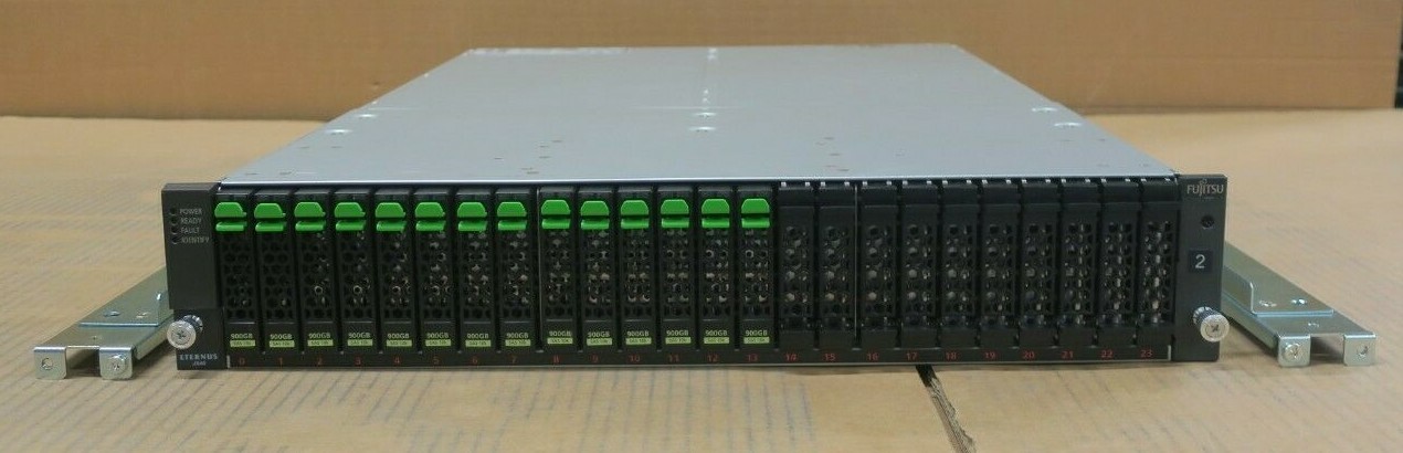Fujitsu ETERNUS JX40 Storage Subsystem 24x Bay Array FTS:ETJXS11BG 14x 900GB 10K