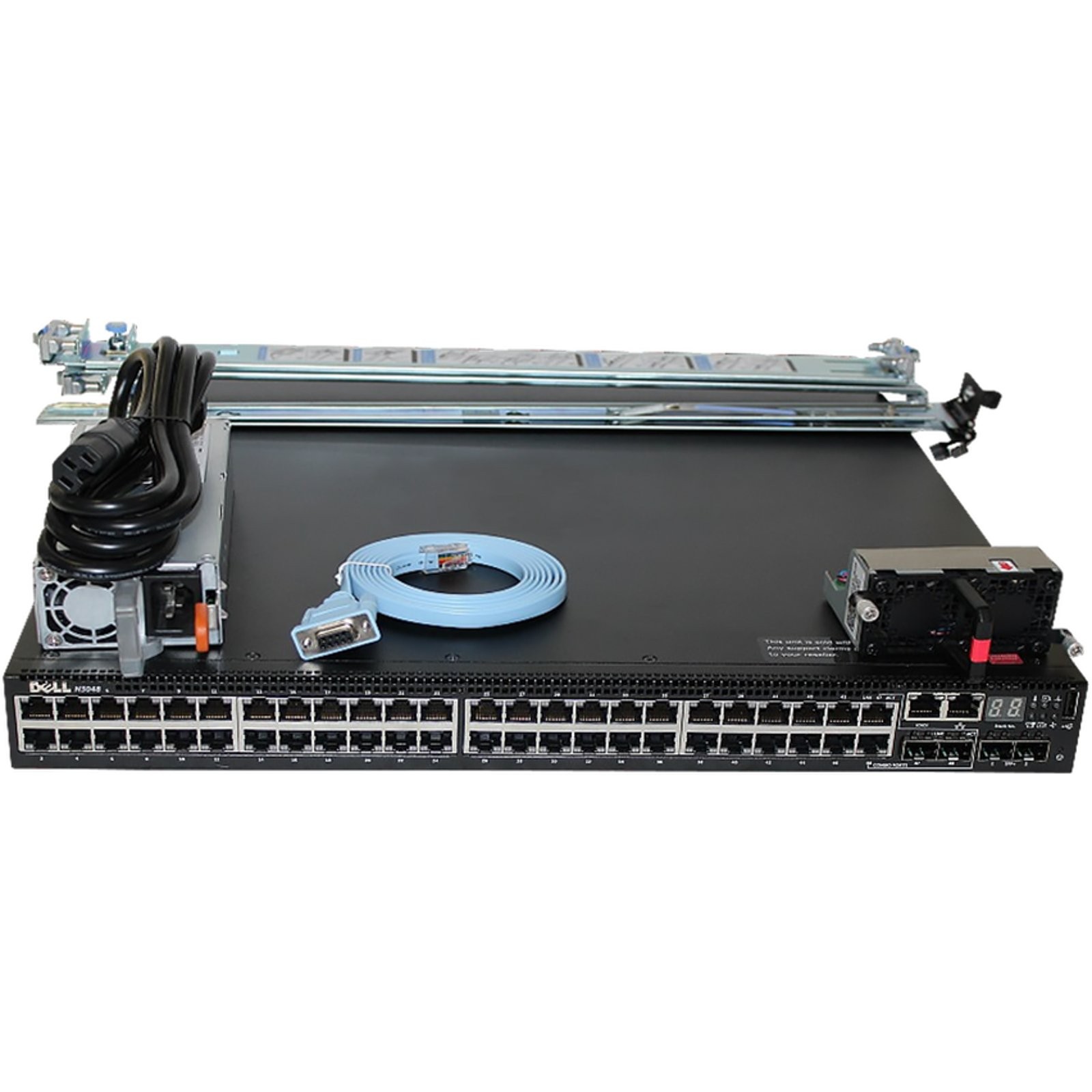Dell Networking N3048 48P 1GbE 2P SFP+ Switch (Rails)