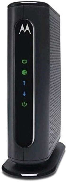 Motorola High Speed ​​Cable Modem MB7420 16x4 Black Refurbished Power Cable