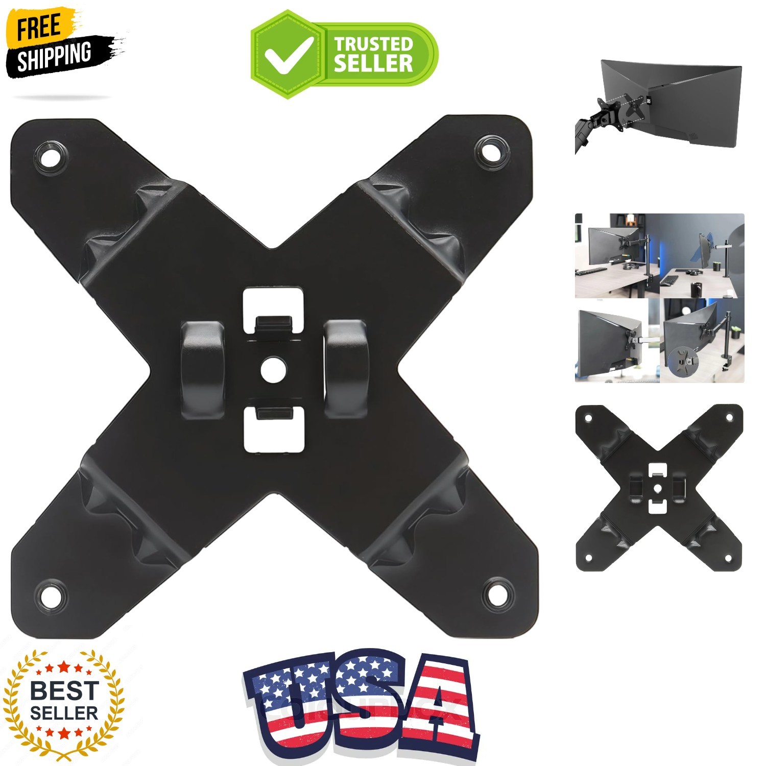 Wall Mount Arm Mount Adapter Bracket Plate for Sceptre C25 C30 C34 | Genuine ...
