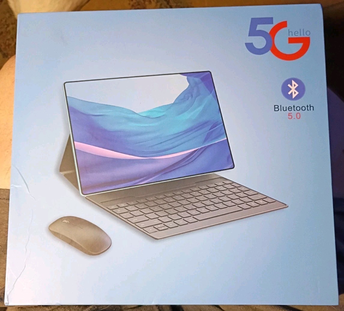 11" Android 15 Tablet 5G/hello Bluetooth 5.0 w-Case Keyboard,Mouse,Stylus & Plug