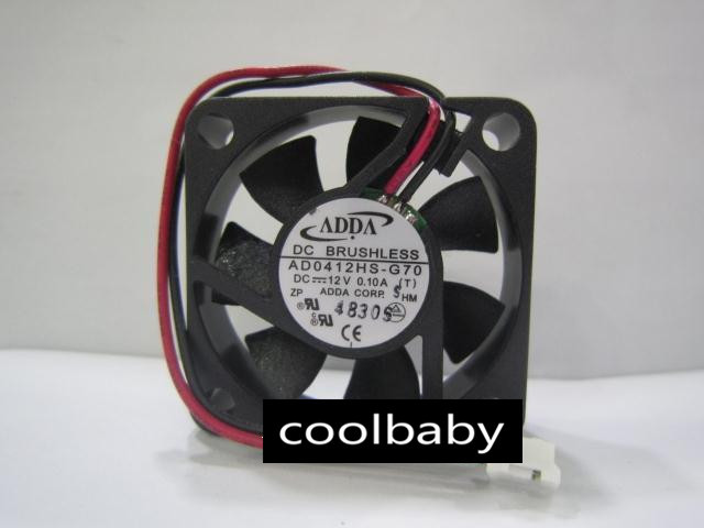 1pc ADDA AD0412HS-G70 fan DC12V 0.10A 2pin