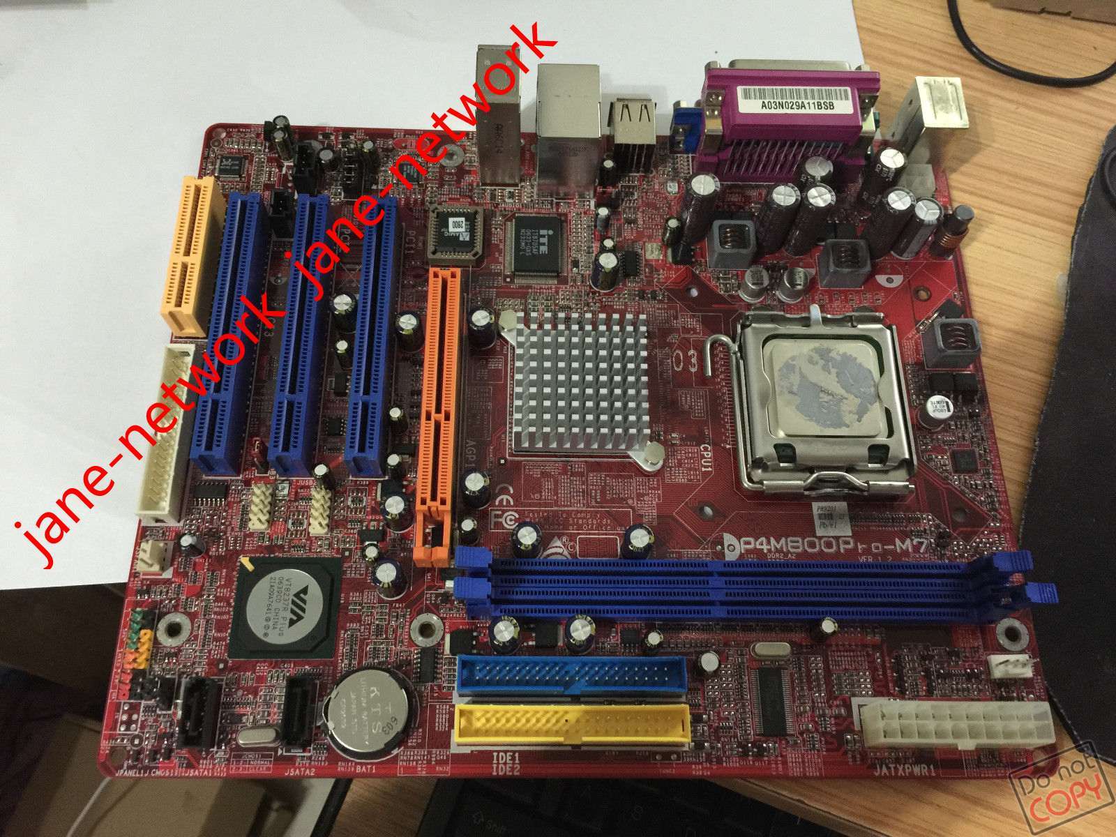 100% test P4M800PRO-M7 ID P4M8PM7 VER:1.2 (by Fedex or DHL) #j1688