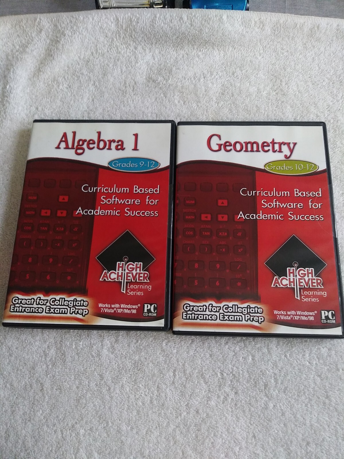High Achiever  Algebra Geometry Curriculum Based Software Grades 9-12 PC CD-ROM