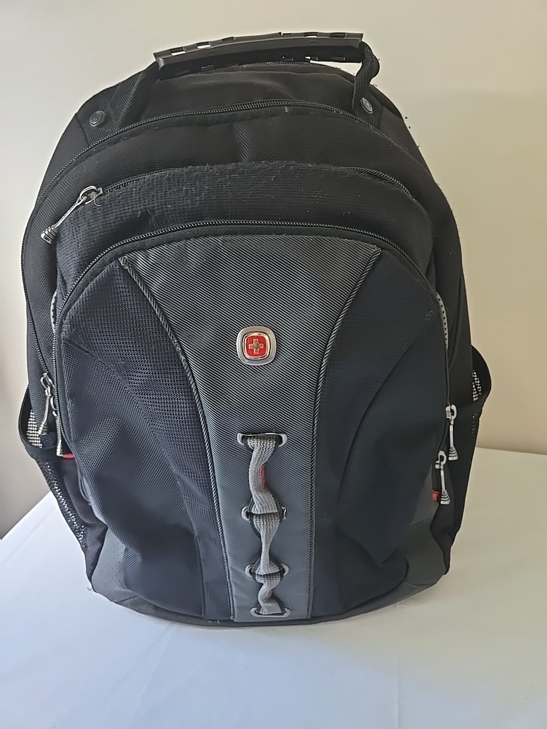 Wenger Swiss Army Backpack Mens Black ScanSmart Airflow Laptop Bag Travel Work