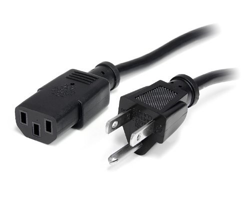 StarTech 12ft (3.6m) Computer Power Cord (pxt10112)