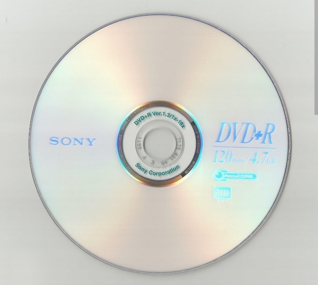 1x Sony DVD + R Single Blank Disc Recordable, 120 min 4.7 GB,  New