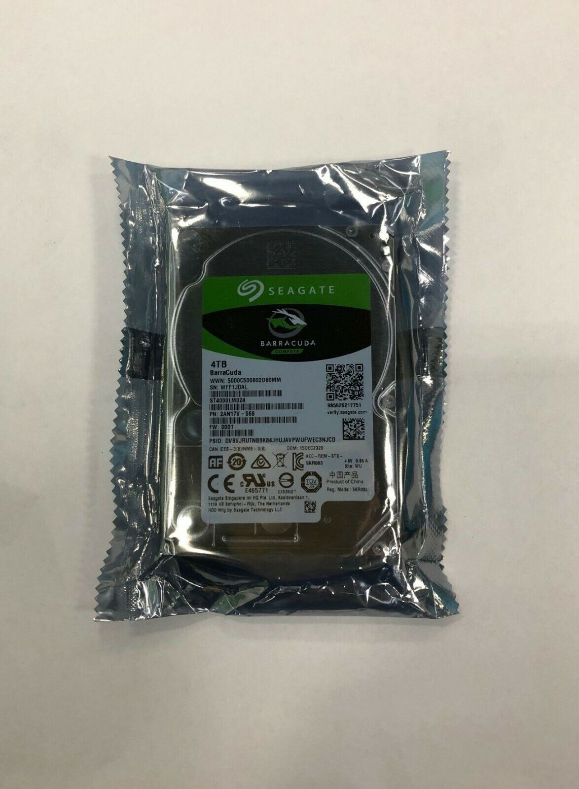 NewSeagate Barracuda NAS ST4000LM024 4TB 2.5" SATA Internal Hard Drive 15mm HDD
