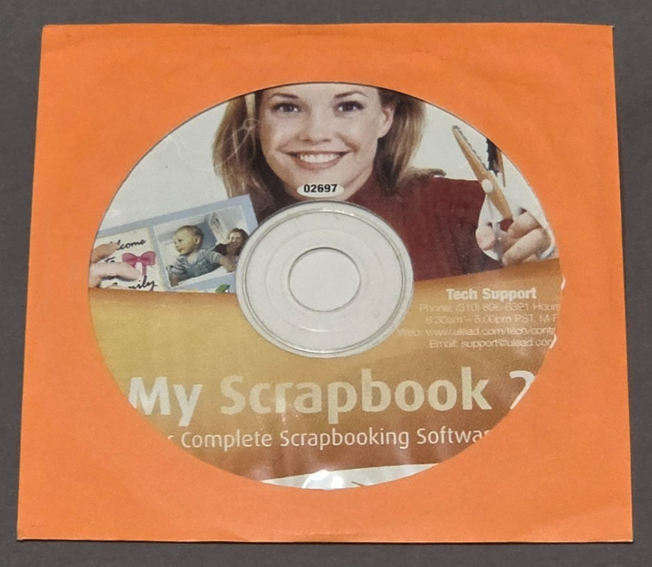 My Scrapbook 2: Your Complete Scrapbooking Software - (2004 Ulead) - Used CD-ROM