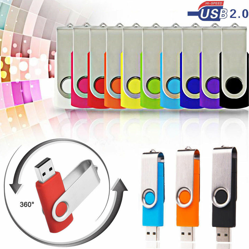 Wholesale Lot 5/10/50 PACK Fold USB Flash Memory Stick Storage Pen Drives U Disk