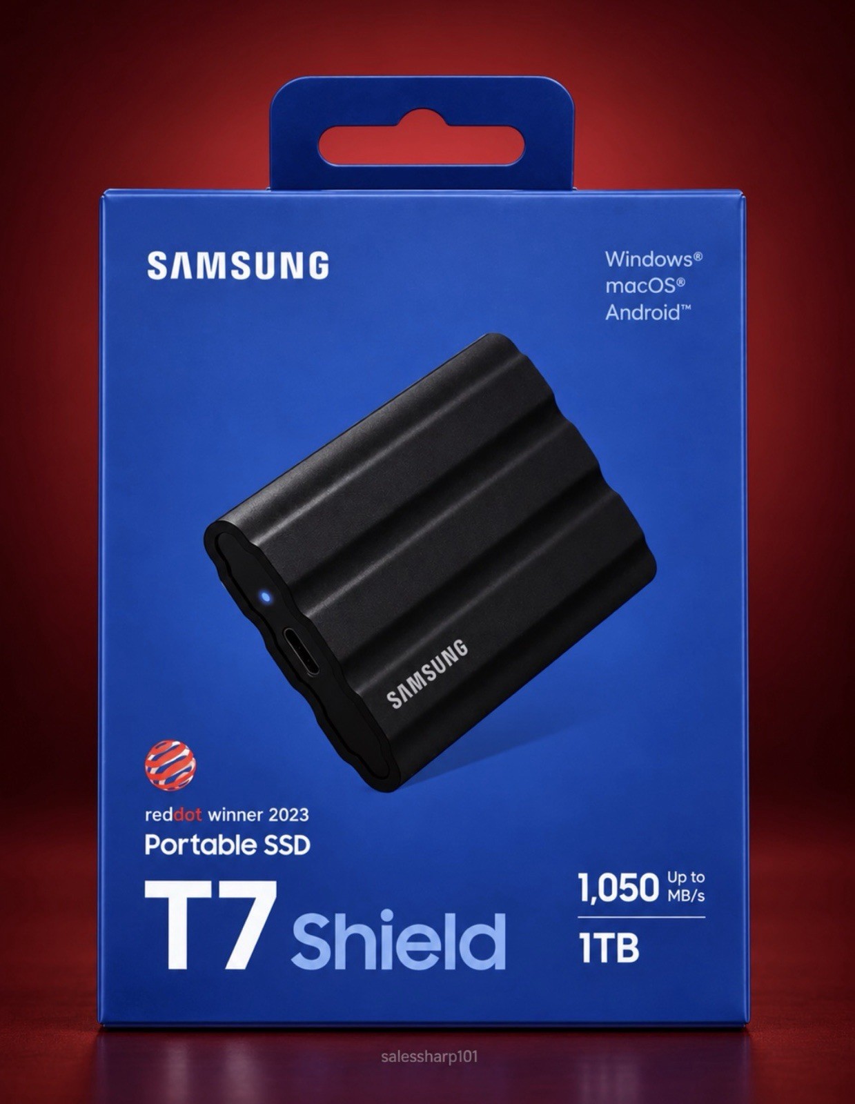 NEW Samsung T7 Shield Portable SSD 1TB, USB 3.2 Gen 2, Up to 1,050 MB/s SEALED