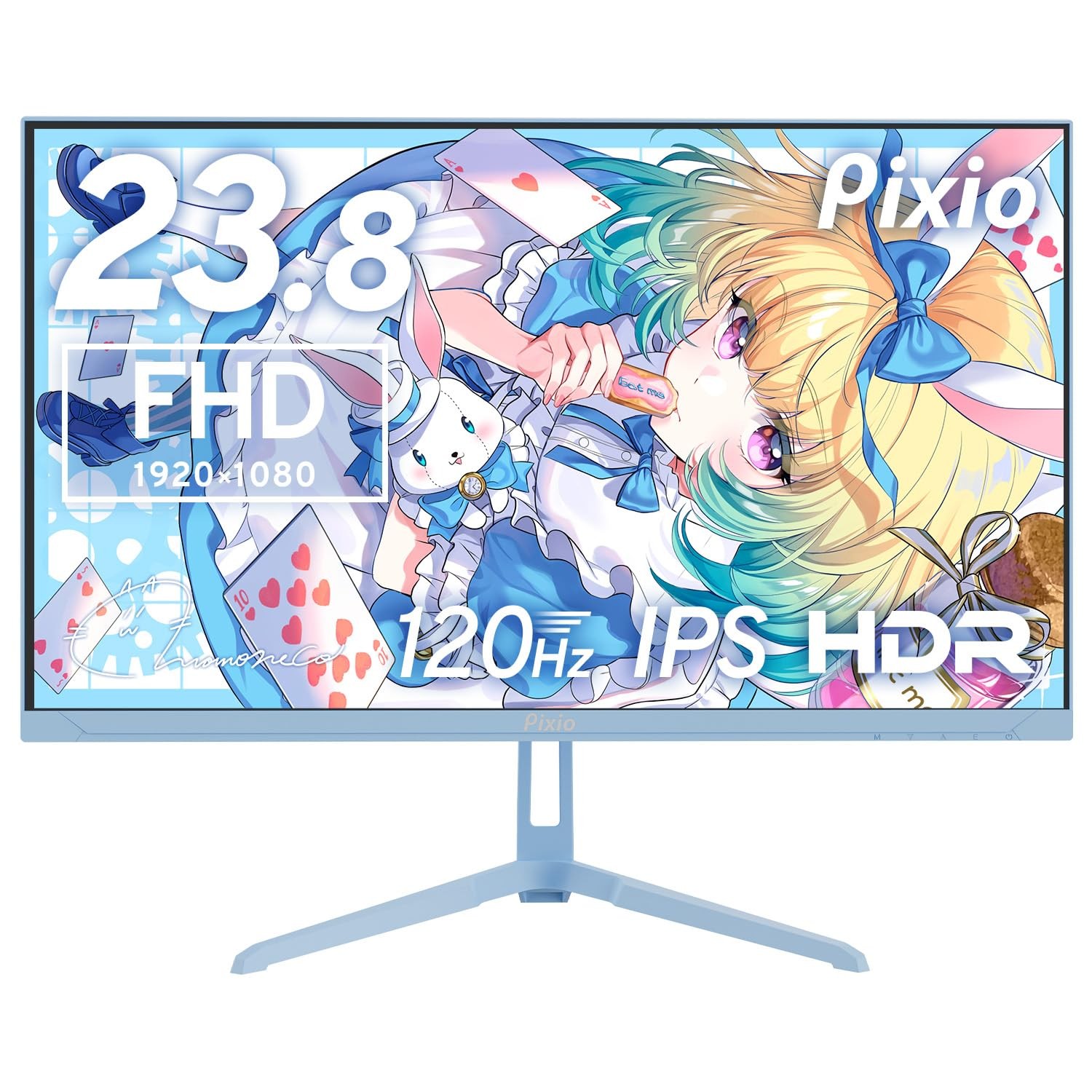 Pixio PX246Wave Gaming Monitor 24 Inch 120Hz FHD IPS HDMI Blue Japan