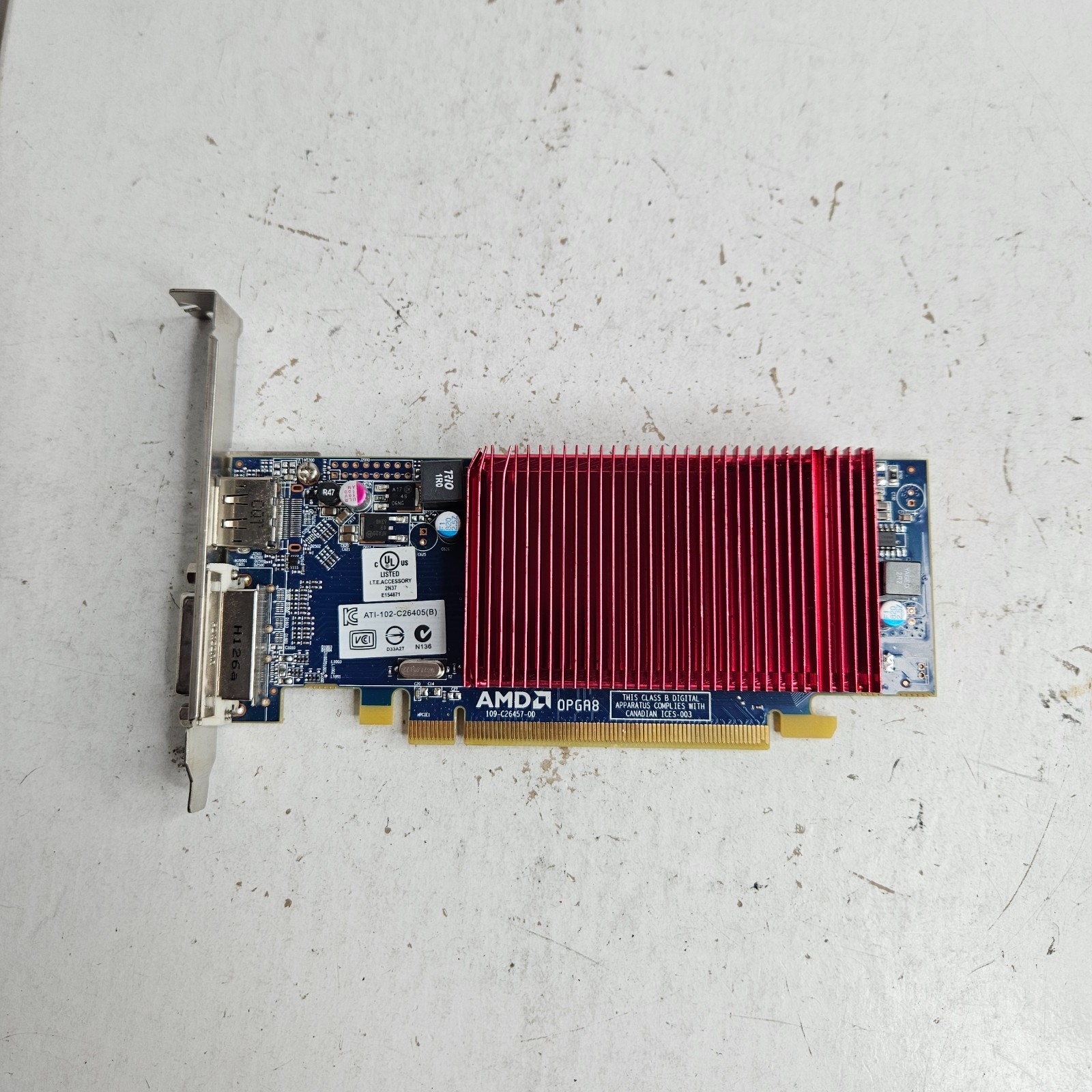 Passive AMD ATI Video Card 109-C26457-00 ATI-102-C26405 (B) 0PGA8 FULL PRO F S/H