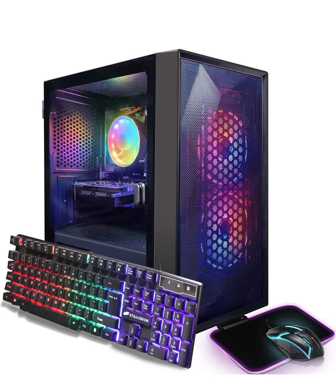 STGAubron Prebuilt Gaming PC Desktop
