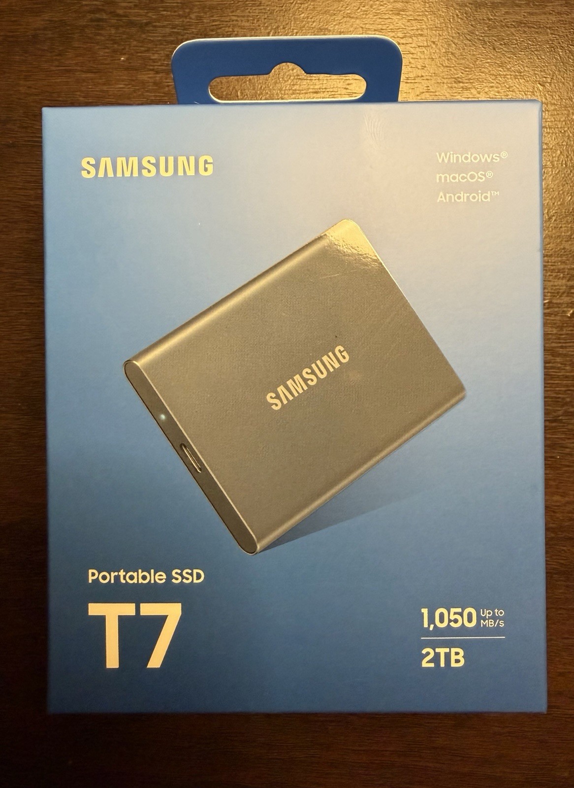 Samsung T7 2TB USB 3.2 Portable Solid State Drive - Titan Grey