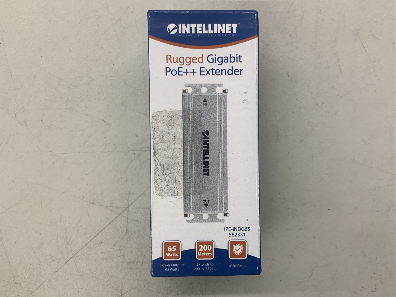 Intellinet 562331 Rugged Gigabit PoE++ Extender 65W IPE-INDG65 NEW