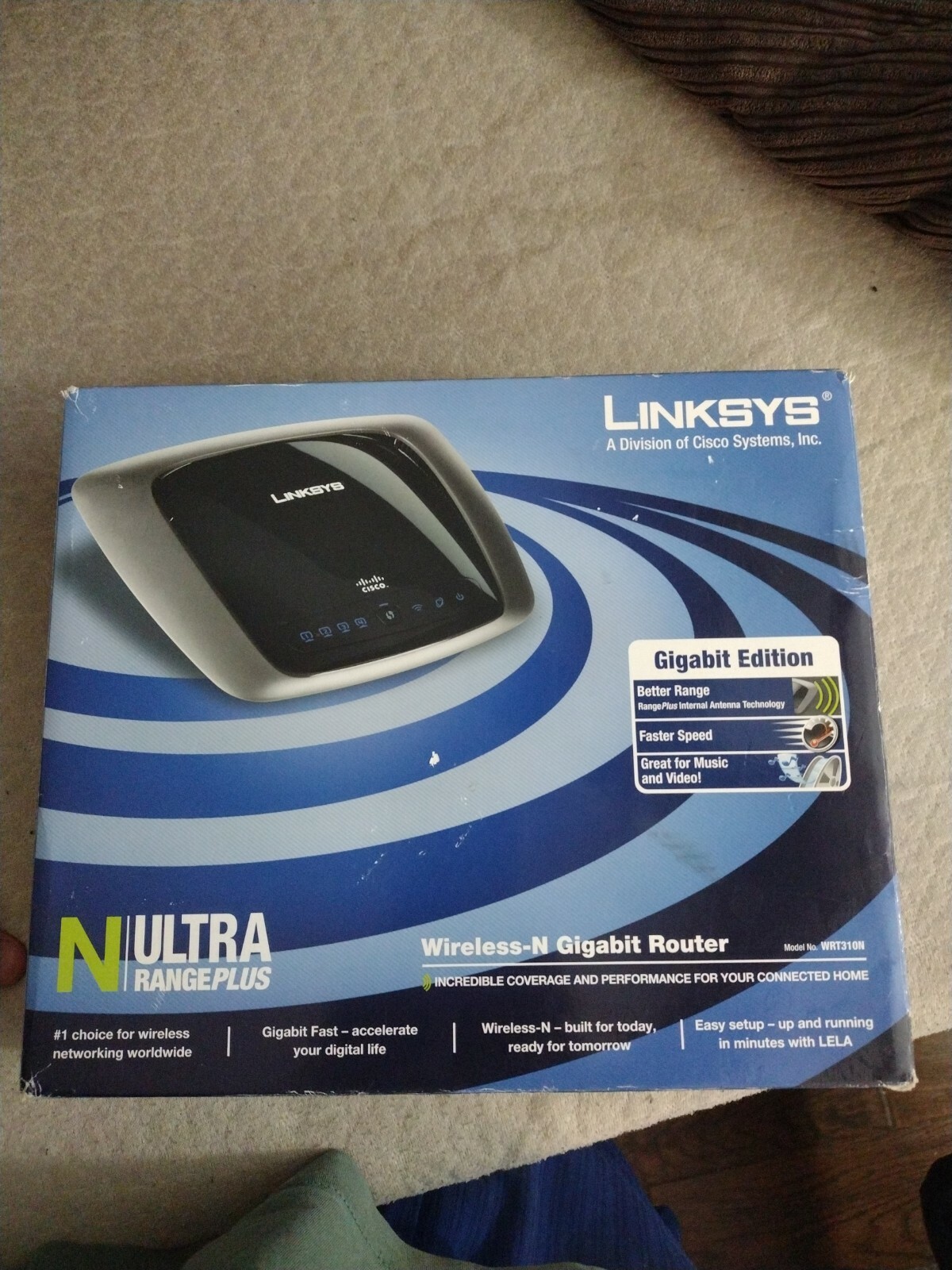 LINKSYS CISCO - WRT310N Wireless-N Gigabit Router -- NIB --  