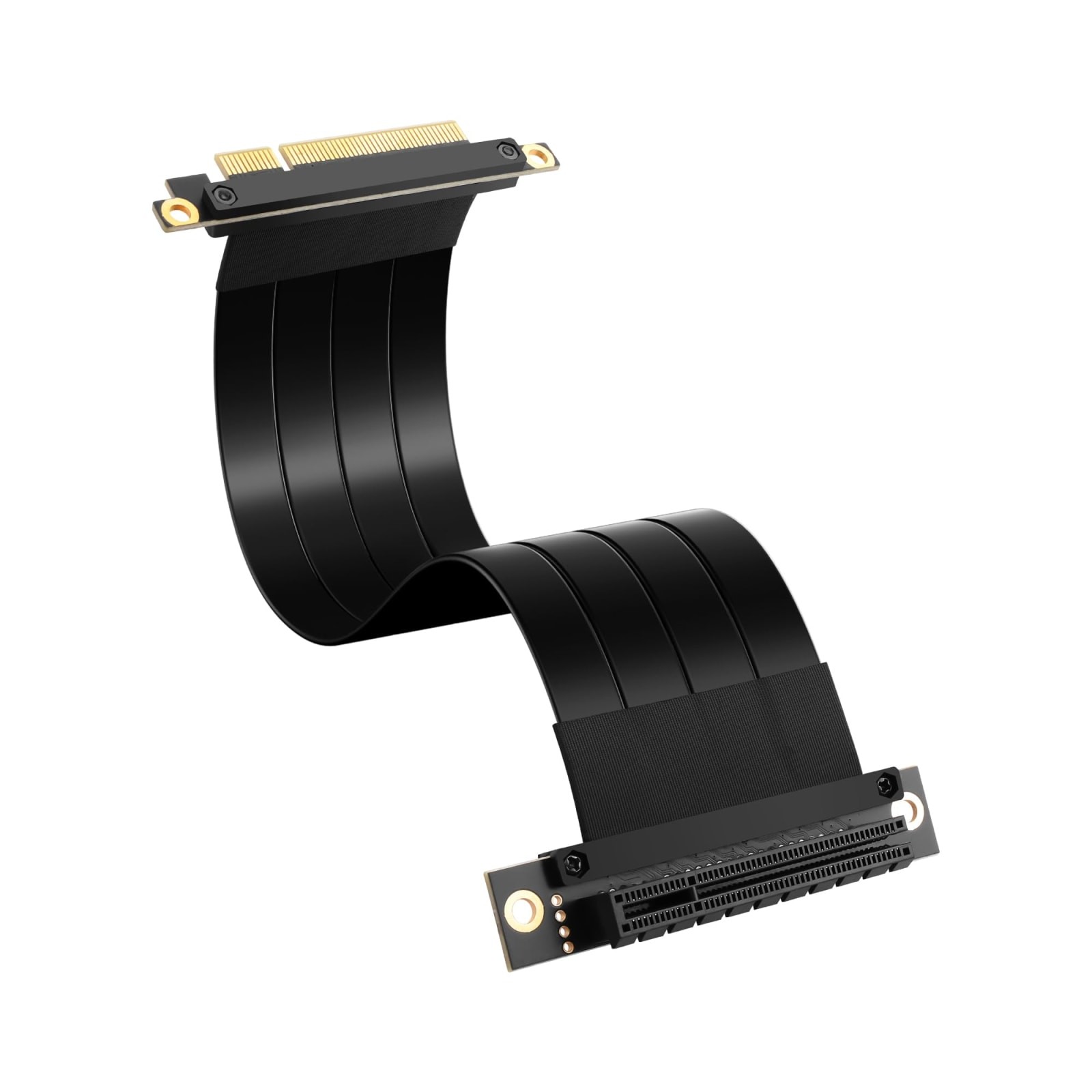 SinLoon PCIe 3.0 X8 Extension Riser Cable 25cm 90 Degree Male to Female Black