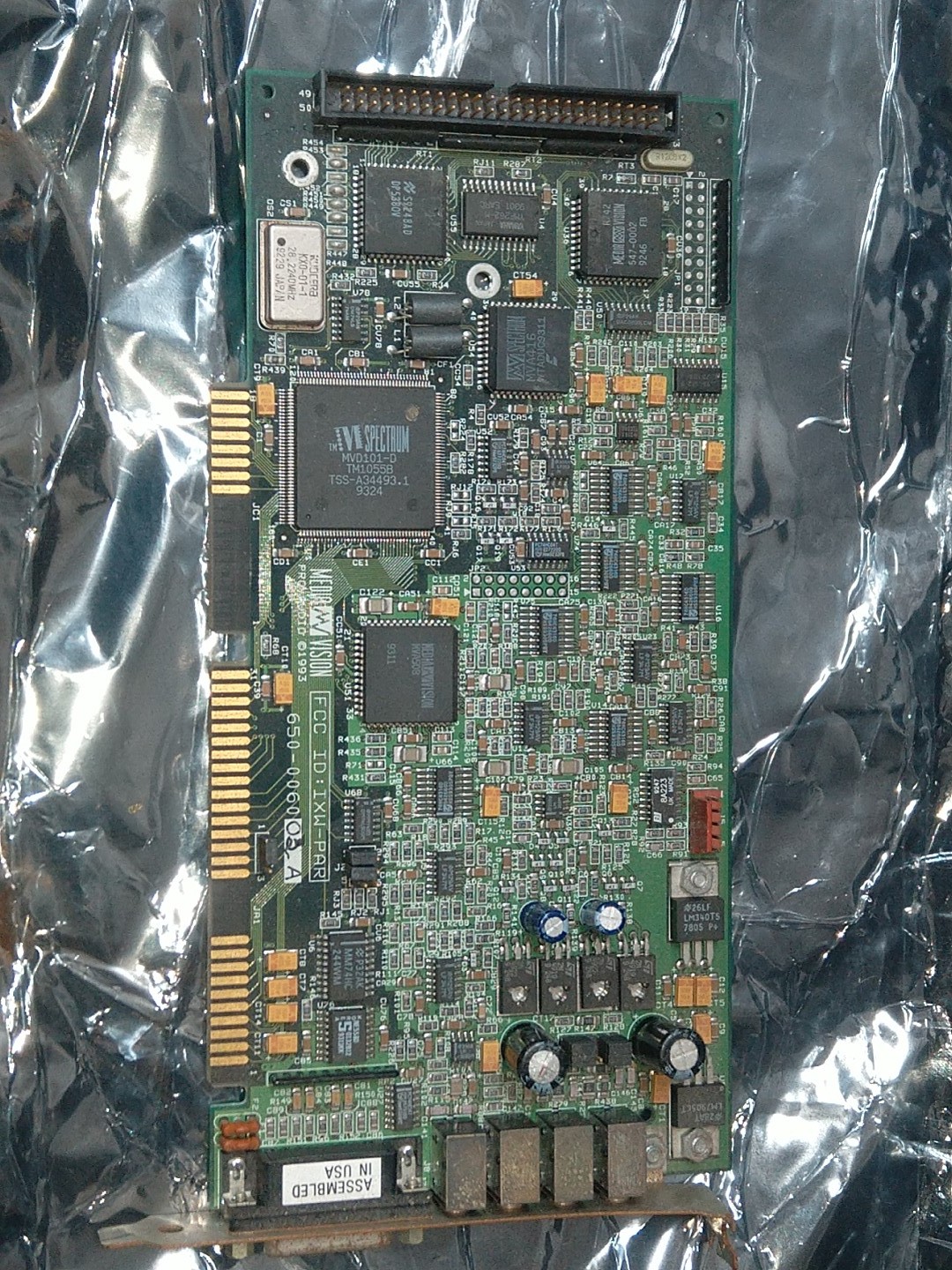 Media Vision 16-Bit ISA Sound Card PAR Pro Audio Spectrum 650-0060-02-A