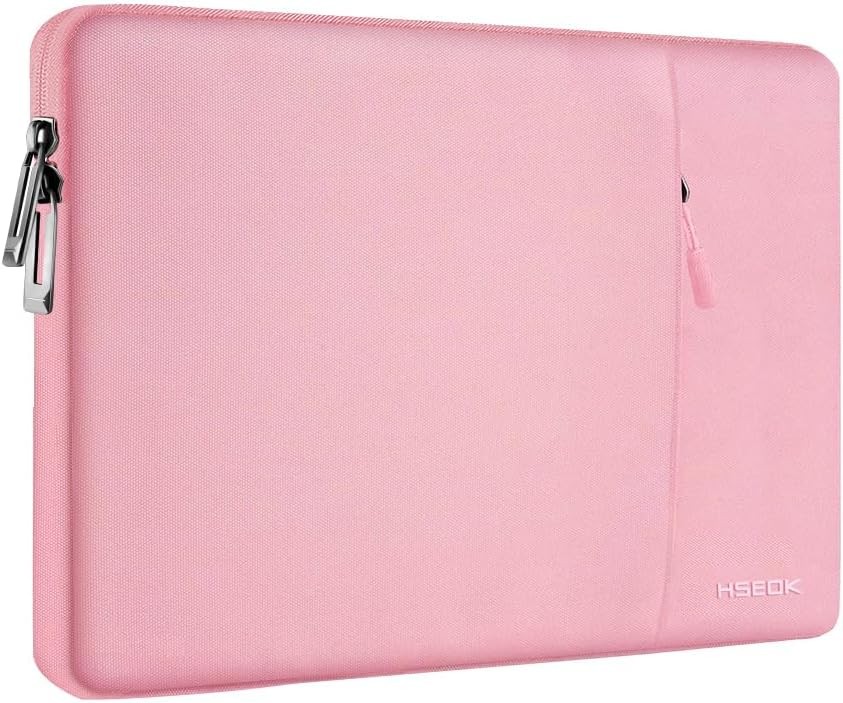 Pink Rainproof & Shockproof Laptop Sleeve Case for 13.3-14 inch MacBook Pro/Air
