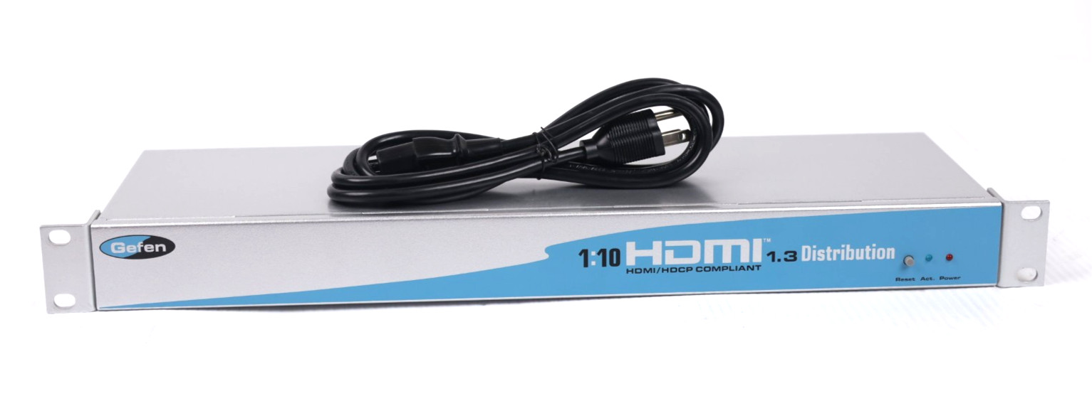 Gefen 1:10 HDMI 1.3 Distribution Amplifier Silver EXT-HDMI1.3-1410-SIL u447