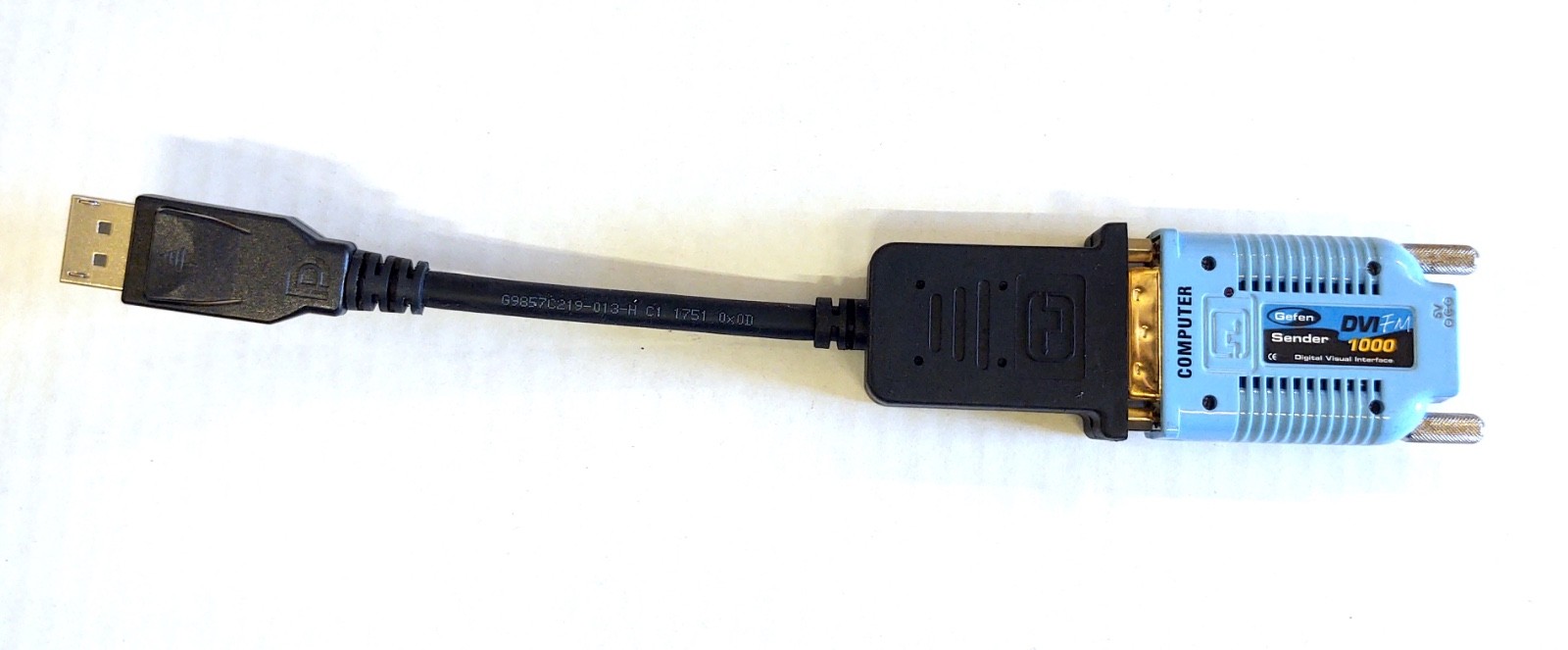 Gefen DVI FM 1000 Receiver Only EXT-DVI-FM1000 & PNY CALI0125 DVI-D Adapter