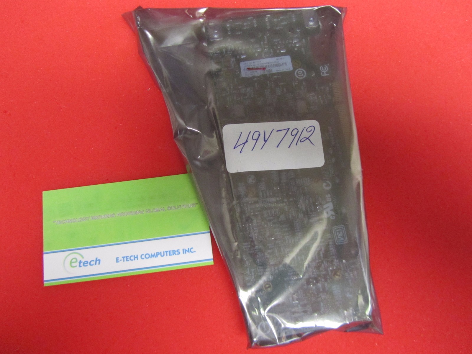 49Y7910 49Y7912- IBM Broadcom NetXtreme Dual-Port 10GBASE-T PCIe, System x M3 M4