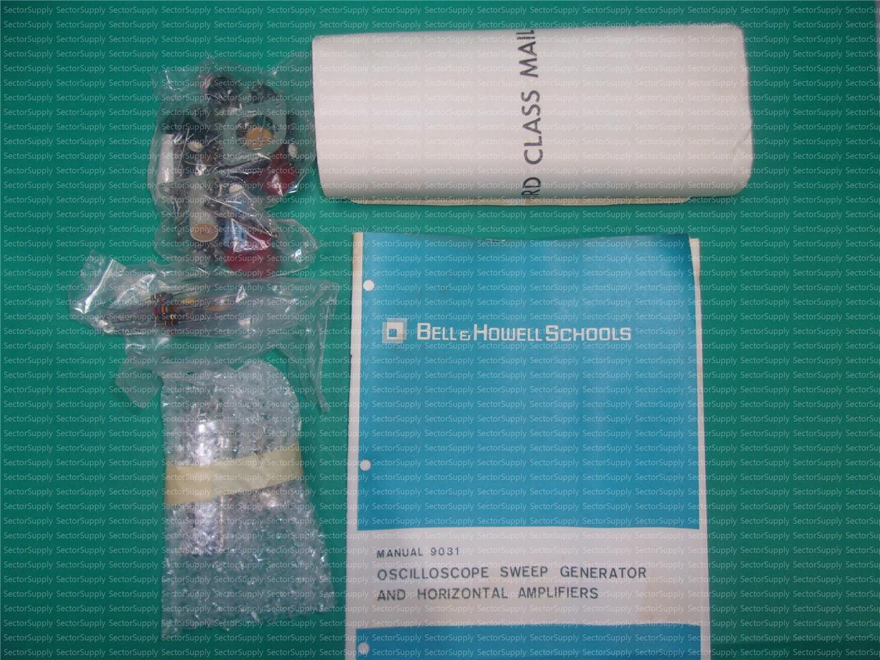OSCILLOSCOPE SWEEP GENERATOR & HORIZ AMP   BELL & HOWELL MANUAL 9031