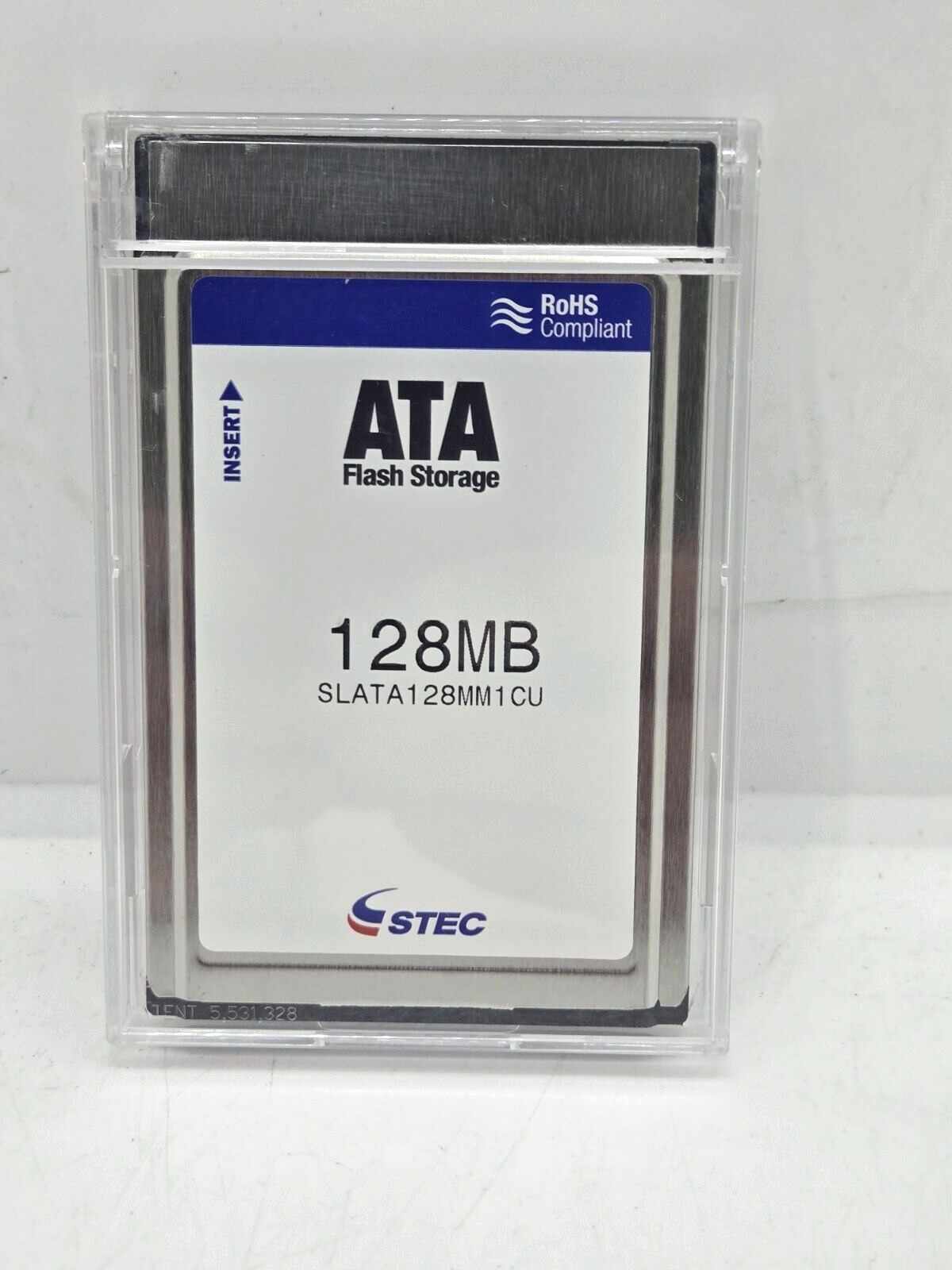 STEC 128MB ATA Flash PC Card (PCMCIA) FAST  a
