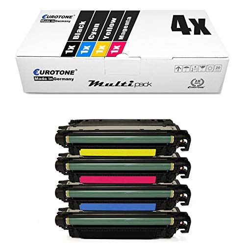 Eurotone 16x Toner Cartridge Compatible for HP CE270A+CE271A+CE272A+CE273A