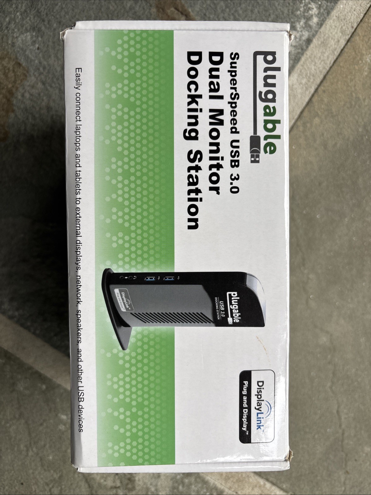 BRAND NEW Plugable UD3900 USB 3.0 Dual Monitor Docking Station HDMI DVI Ethernet