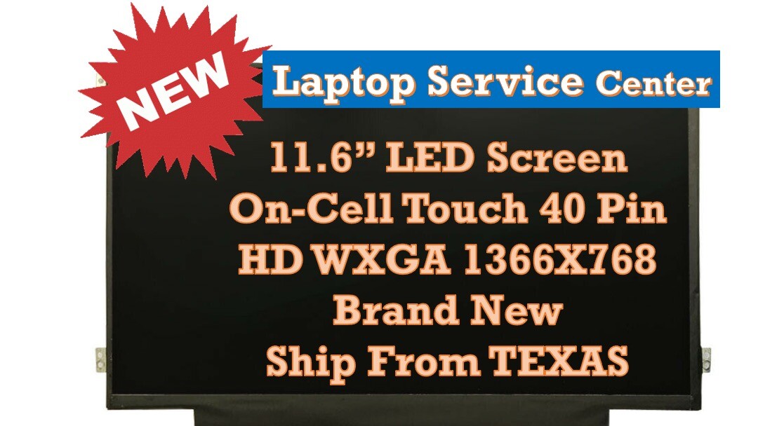 Genuine Dell DP/N 00GPX0 0GPX0 LCD LED R116NWR6 Touch Screen 11.6" HD Display