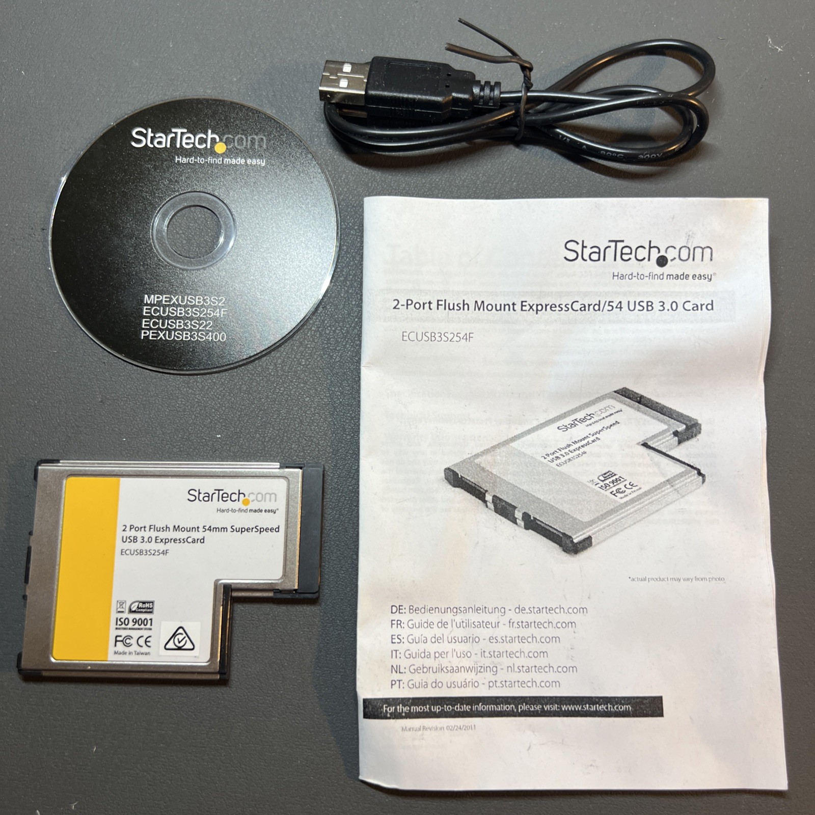 StarTech ECUSB3S254F 2 Port USB 3.0 ExpressCard Adapter